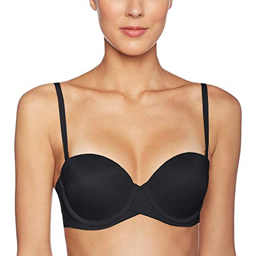 Maidenform Self Expressions Women's Stay Put Strapless with Lift Bra, Black, 36D