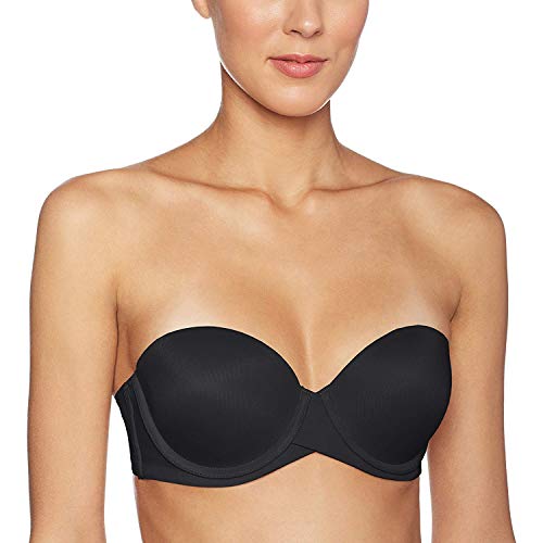 Maidenform Self Expressions Women's Stay Put Strapless with Lift Bra, Black, 36D