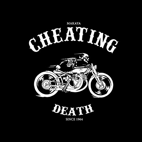 MAKAYA Regalos Originales para Hombres - Camiseta con Mensaje Gracioso Cheating Death - Negra XXXXL