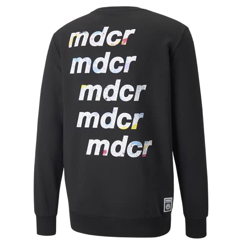 Manchester City X Madchester Graphic Crew Long Sleeve - Black - Size XXL