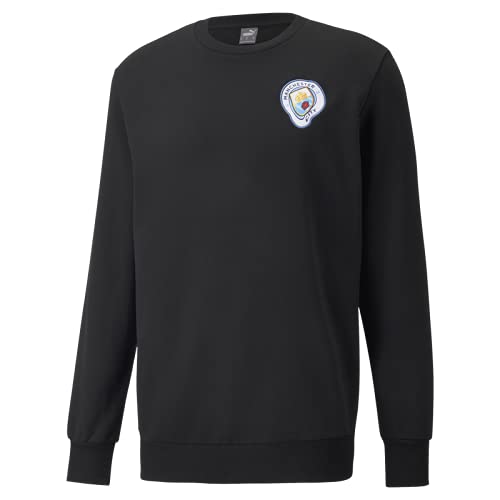 Manchester City X Madchester Graphic Crew Long Sleeve - Black - Size XXL