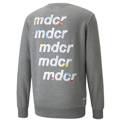 Manchester City X Madchester Graphic Crew Long Sleeve - Grey - Size XXL