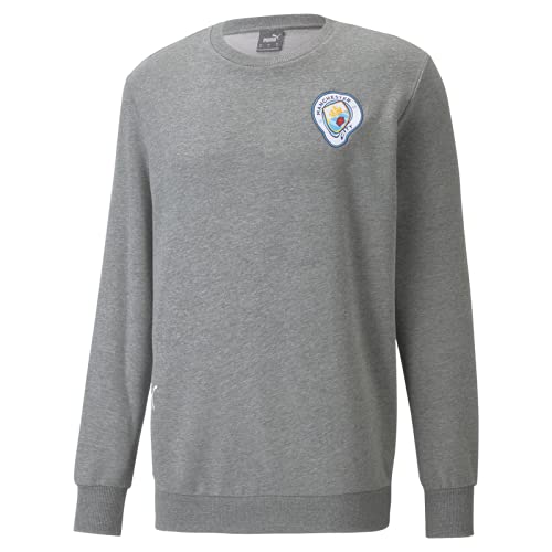 Manchester City X Madchester Graphic Crew Long Sleeve - Grey - Size XXL