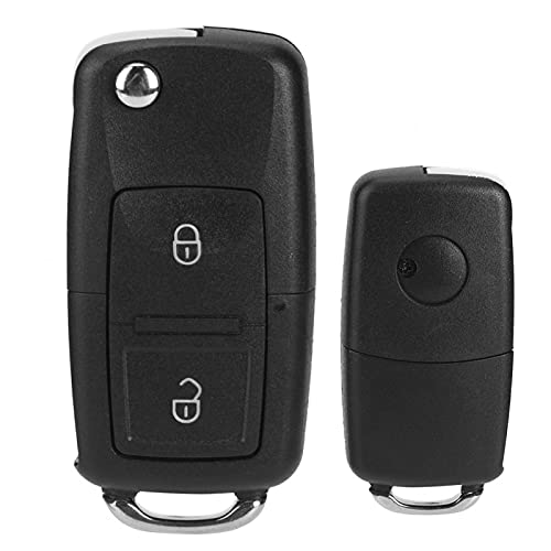 Mando a distancia inteligente para coche, mando a distancia de 434 MHz y 2 botones con chip ID48 1J0959753CT apto para Vario 2000-2008