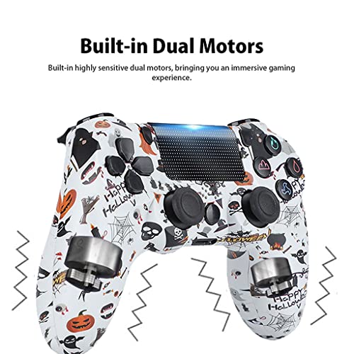Mando PS4 Bluetooth Inalámbrico Game Mandos Joystick con 6 Axis Gyro Sensor Audio Touch Panel Dual Vibración Mando PS4 Inalámbrico para Playstation 4 Pro Slim (Color : B)