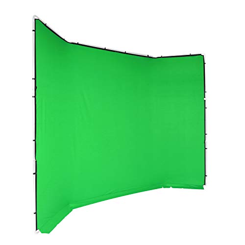 Manfrotto MLBG4301CG Chroma Key FX - Funda para Fondo (4 x 2,9 m), Color Verde