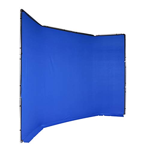Manfrotto MLBG4301KB Chroma Key FX - Kit de Fondo (4 x 2,9 m), Color Azul