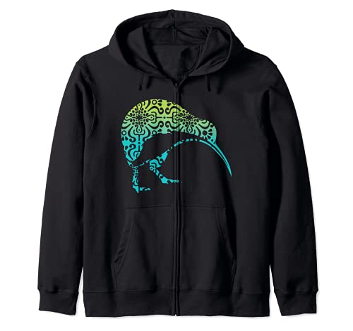 Maori Kiwi Tribal Aboriginal New Zealand Bird Art Vintage Sudadera con Capucha