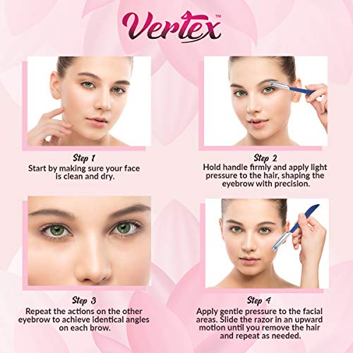 Maquinilla de afeitar facial para mujer, para remover el vello de la cara, exfoliante en el rostro de la mujer