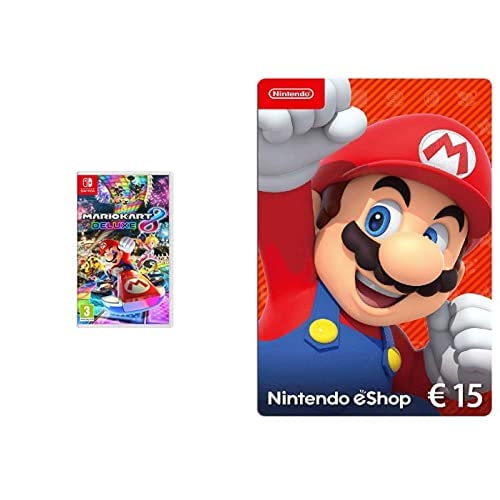 Mario Kart 8 Deluxe & Nintendo eShop Tarjeta de Regalo de 15€