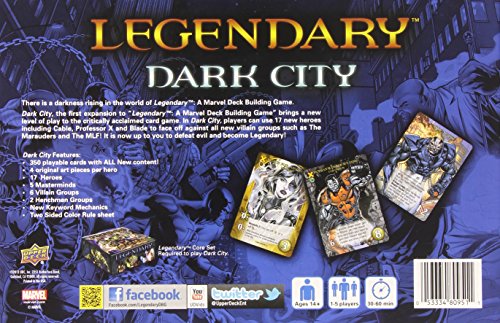 Marvel Legendary Dark City Deckbuilding Game Expansion