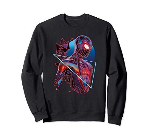Marvel Spider-Man: Miles Morales Game Digital Neon Sudadera