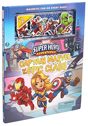 Marvel Super Hero Adventures: Captain Marvel and The Epic Clash (Magnetic Hardcover)