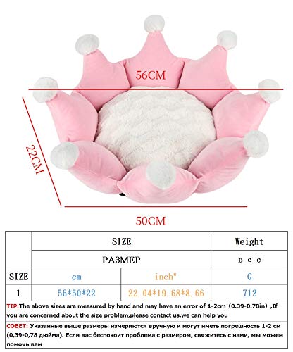 Mascota perro cama moda corona super suave gato y perro universal gato cama perro sofá cachorro accesorios suministros cama perro rosa