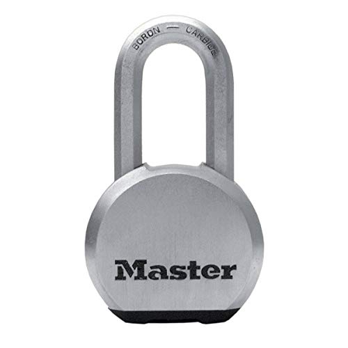 MASTER LOCK Candado Alta Seguridad [Llave] [Acero Inoxidable] [Exterior] M830EURDLH - Ideal para Portales, Garages, Sótanos