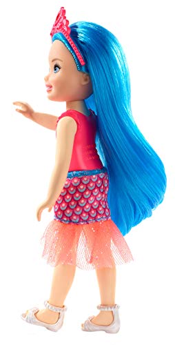 Mattel Barbie: Dreamtopia - Chelsea with Blue Hair (13cm) (GJJ94)