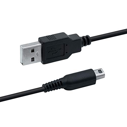 Mcbazel 2Pcs USB Power Charger Cable Cord for Nintendo DSI/ 3DS/ 3DS XL / NEW 3DS / NEW 3DS XL/New 2DS XL/New 2DS/2DS XL/2DS/Dsi XL Black