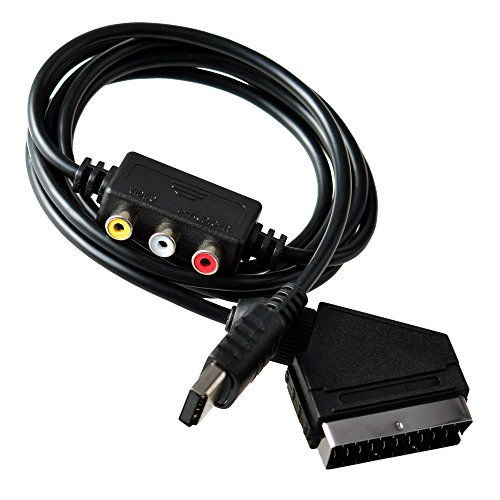Mcbazel Scart RGB AV Cable Audio Cable Conector de video para Sega Dreamcast