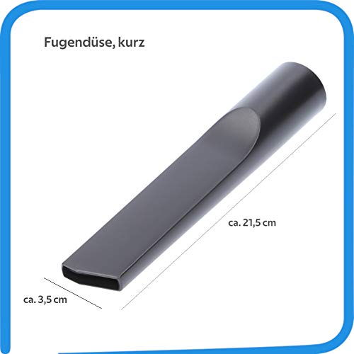 McFilter Juego de boquillas de 12 piezas para aspiradora Miele Blizzard CX1 PowerLine, conexión de 32/35 mm con adaptador + boquilla y cepillo