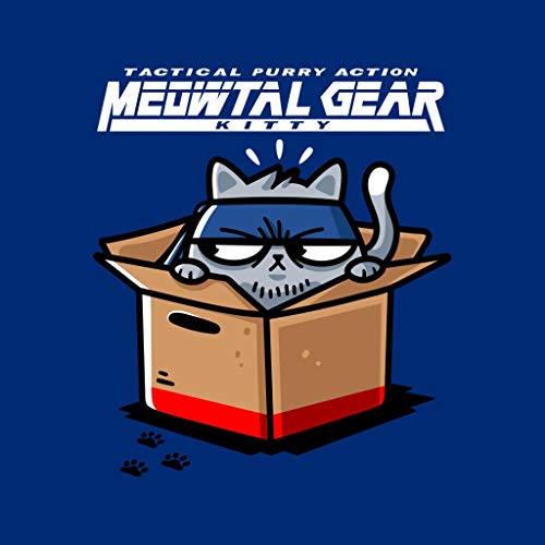 Meowtal Metal Gear Solid Kitty Men's Hooded Sweatshirt