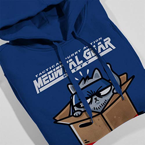 Meowtal Metal Gear Solid Kitty Men's Hooded Sweatshirt