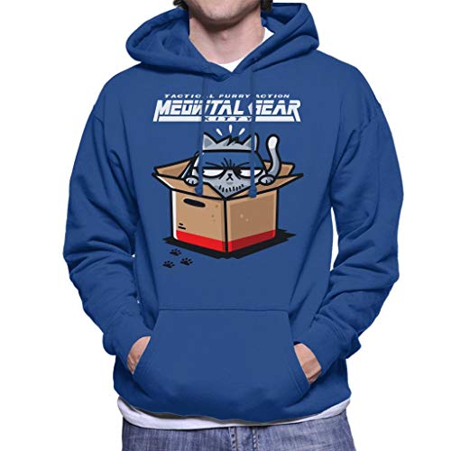 Meowtal Metal Gear Solid Kitty Men's Hooded Sweatshirt