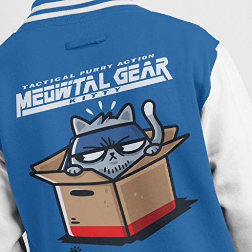 Meowtal Metal Gear Solid Kitty Men's Varsity Jacket
