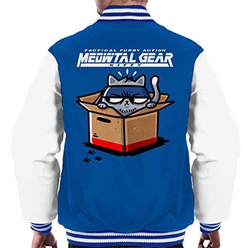 Meowtal Metal Gear Solid Kitty Men's Varsity Jacket