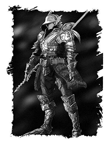 MERCHANDMANIA Chaqueta Tecnica con 2 Dibujos Caballero Oscuro HEROE Medieval 2 Logos Jacket