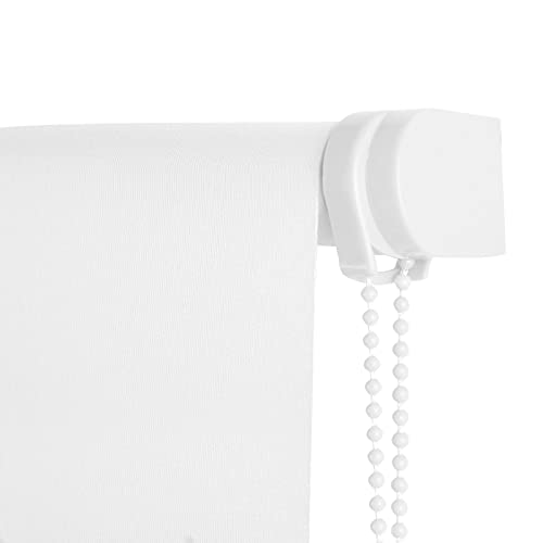 MERCURY TEXTIL-Estor Enrollable translúcido Liso (Blanco, 150x180cm)