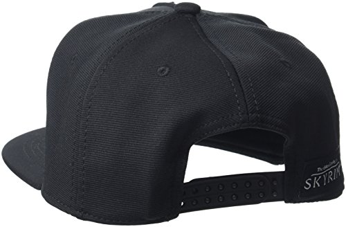 Meroncourt The Elder Scrolls Skyrim Dovakiin Metal Logo Plate Snapback Gorra de bisbol, Negro (Negro), Talla única Unisex Adulto