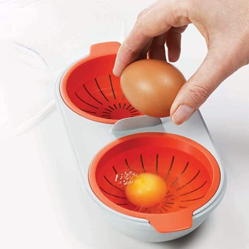 Microondas Huevos Utensilios De Cocina BPA Doble Dos Agujeros Grande Codewood Ultimate Series Egg Stalk Cup Microondas Vapor Pan Utensilios De Cocina