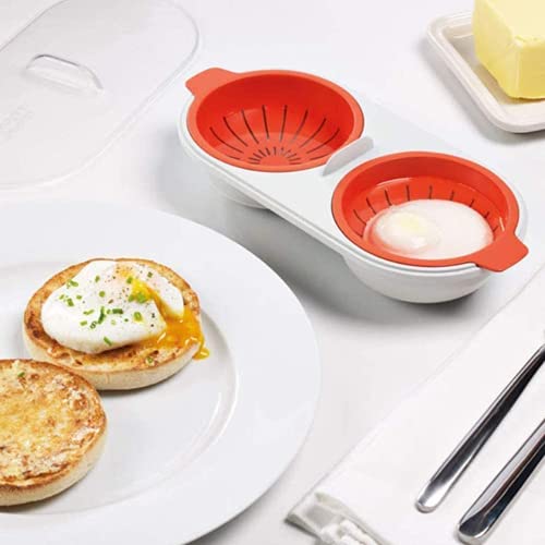 Microondas Huevos Utensilios De Cocina BPA Doble Dos Agujeros Grande Codewood Ultimate Series Egg Stalk Cup Microondas Vapor Pan Utensilios De Cocina