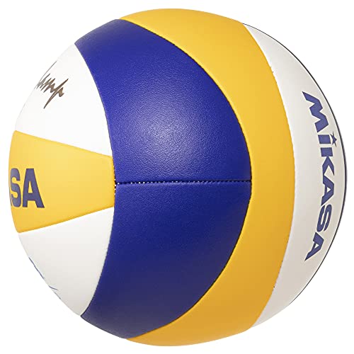 Mikasa Vls300 Balón Cosido, Beach-Volleyball MIKASAÂ Beach Champ VLS 300, Grã¶Ãÿe 5, Amarillo/Azul