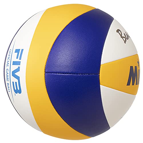 Mikasa Vls300 Balón Cosido, Beach-Volleyball MIKASAÂ Beach Champ VLS 300, Grã¶Ãÿe 5, Amarillo/Azul