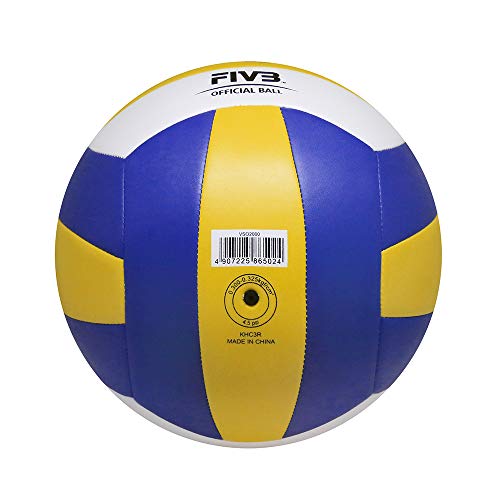 MIKASA VSO-2000 Balón de Voleibol, Adultos Unisex, Azul/Amarillo, 5