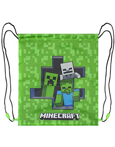 Minecraft Bolsa Swim cordón Zombie Esqueleto de la enredadera verde