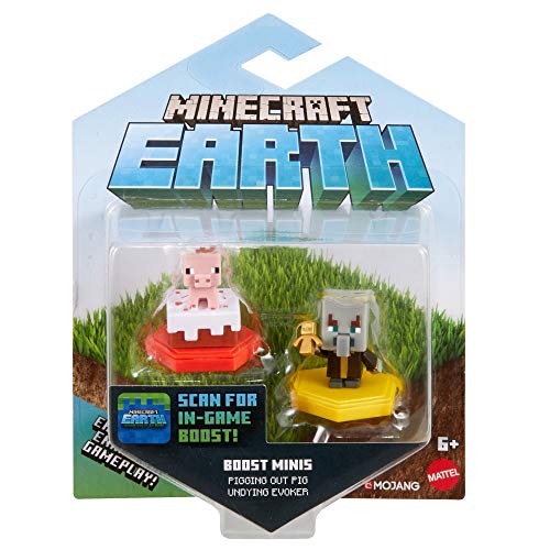 Minecraft Boost Mini Fig 2-Pack 6 | Pigging Out Pig & Undying Evoker