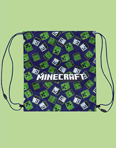 Minecraft Creeper Zombie Esqueleto todo la impresión bolsa con cordón Swim