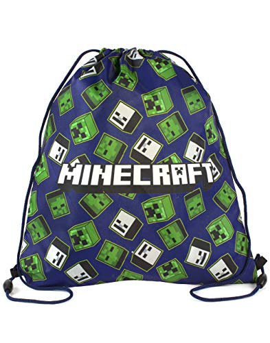 Minecraft Creeper Zombie Esqueleto todo la impresión bolsa con cordón Swim