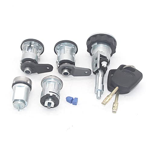 MINGRUI FangH 9 6FGA22050CG 98FU A22050 CDPM Encajar for Ford Fiesta Street Hatch 99-02 Cilindro de Bloqueo Posterior del Tronco con 2 Llaves