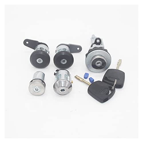 MINGRUI FangH 9 6FGA22050CG 98FU A22050 CDPM Encajar for Ford Fiesta Street Hatch 99-02 Cilindro de Bloqueo Posterior del Tronco con 2 Llaves