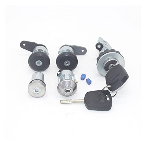 MINGRUI FangH 9 6FGA22050CG 98FU A22050 CDPM Encajar for Ford Fiesta Street Hatch 99-02 Cilindro de Bloqueo Posterior del Tronco con 2 Llaves