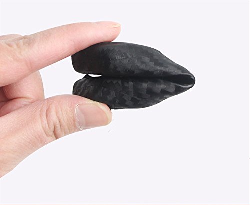 M.JVisun Llave del Coche Suave Caucho Silicona Funda Protectora Para Land Rover Discovery 4 Sport Freelander 2 Range Rover Evoque Sport Velar Inteligente Llave - Negro - Trenzado Llavero