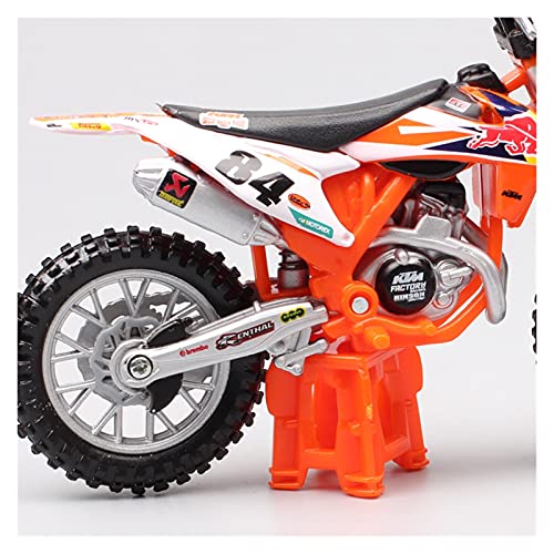 Modelo Motocicleta 1:18 2018 para Bburago 450 SX-F SXF Factory Racing No # 84 Jeffrey Herlings MXGP Mini Moto Regalo (Color : 5)