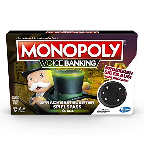 Monopoly Voice Banking - Juego Familiar controlado por Voz a Partir de 8 años