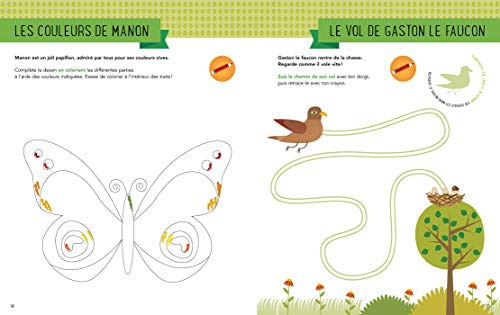 Montessori - Activités récréatives pour bien commencer l'école: Avec plus de 200 stickers (HEN.BIEN GRANDI)