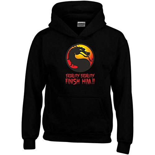 Mortal Kombat Hoodie Fatality Finish Him Pc Game Xbox PS Gift Men Sweatshirt Top