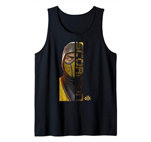 Mortal Kombat Interkontinental Kombat Scorpion Camiseta sin Mangas
