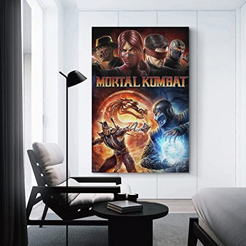 Mortal Kombat Komplete Edition - Póster de lienzo y arte de pared (30 x 45 cm)
